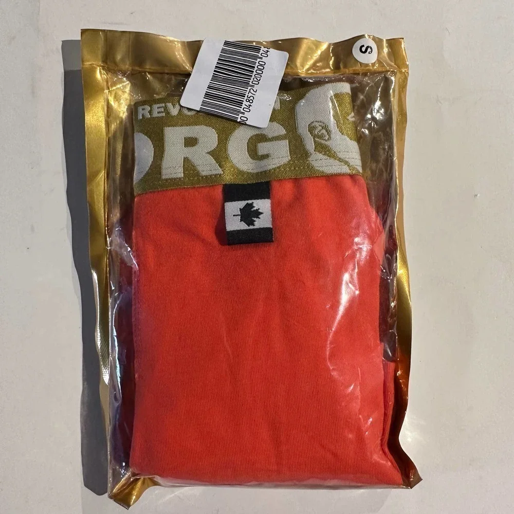 Nwt Undz JFK & Castro Orange Boxer Briefs Small
